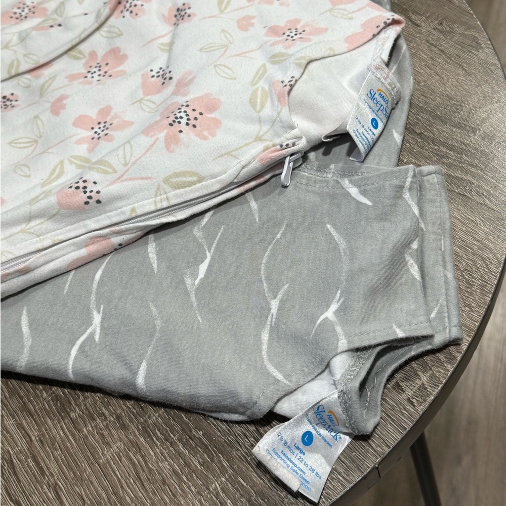 Two Halo Sleep Sacks, both Sz Large